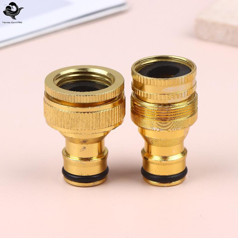 PFG 2 Peças Conjunto De Conector De Mangueira De Alumínio Padrão-Encaixe De Torneira De 4/6'Qui Conectar Para Tubos De J