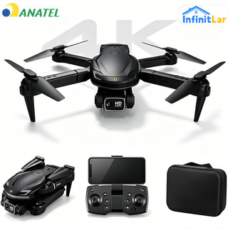 Quadcopter V88 Aéreo 8K HD Dupla Câmera Profissional Drone com Evitação de Obstáculos