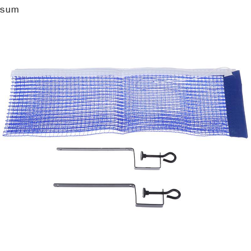 [sum] Rede De Tênis De Mesa Portátil Braçadeira Stand Holder Set Pong Conjunto De Malha De Substituição BR
