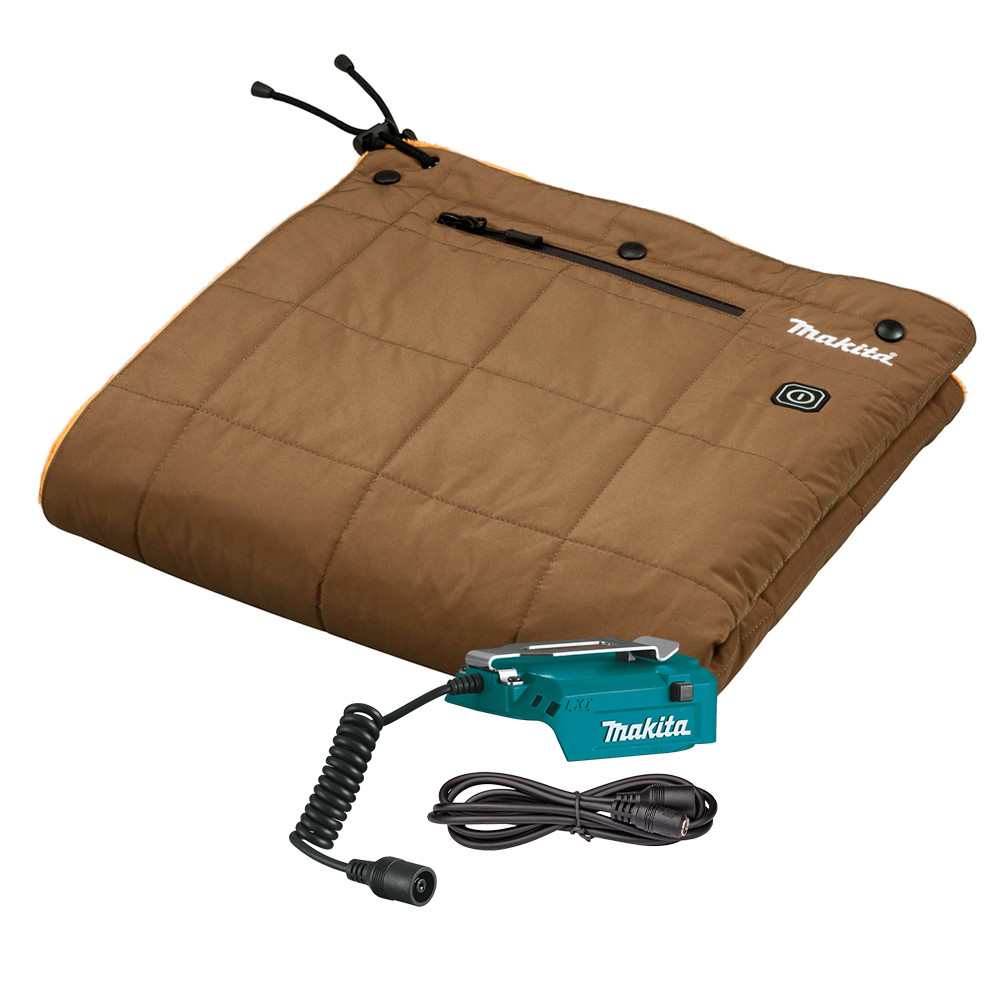 Manta Térmica de Aquecimento a Bateria 18V LXT (não inclusa) Marrom Makita DCB200B em Oferta na Shopee