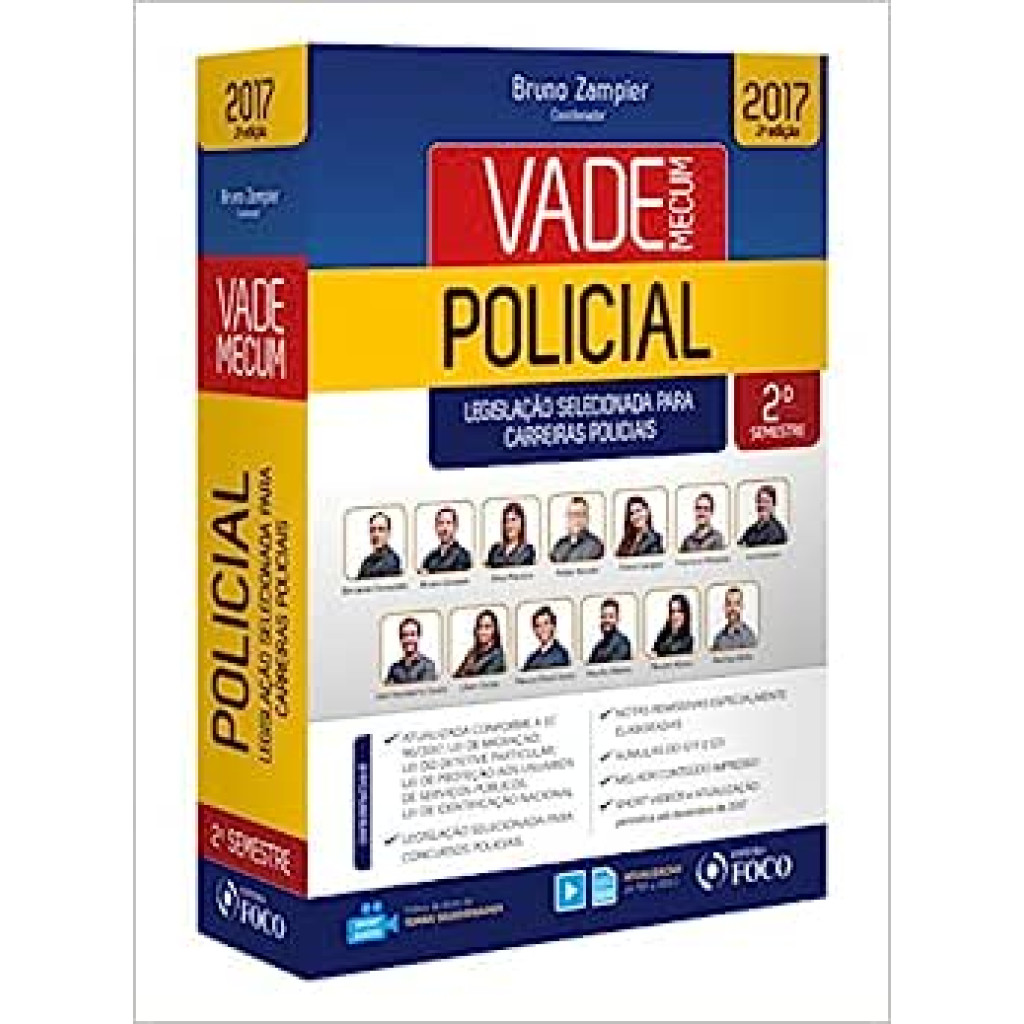 Vade Mecum Policial: Legislação Selecionada Para Carreiras Policiais - 2017