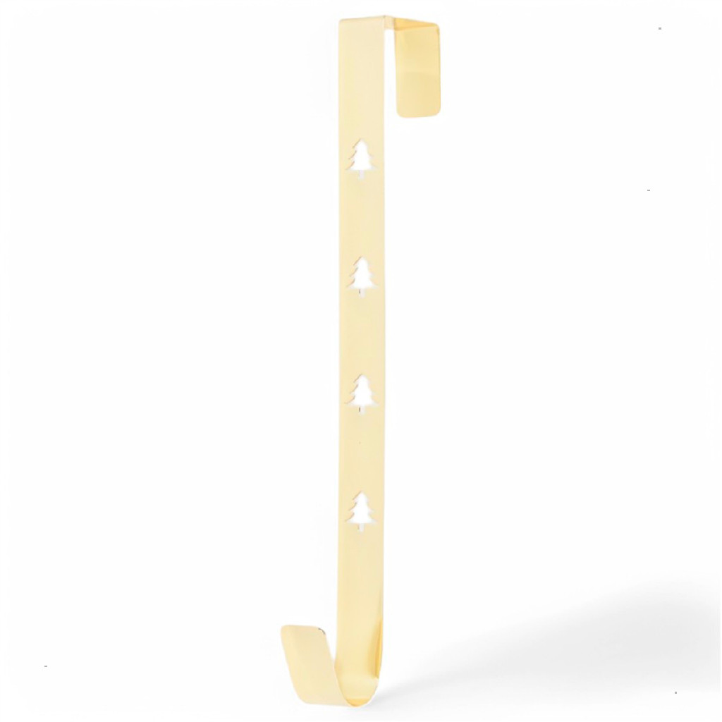 Gancho Suporte Para Guirlanda Dourado 30,5cm De Porta Natal Enfeite Natalino De Metal em Oferta na Shopee