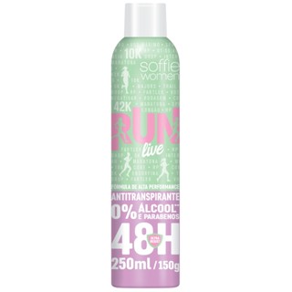 Desodorante Antitranspirante Soffie RUN Live em Oferta na Shopee