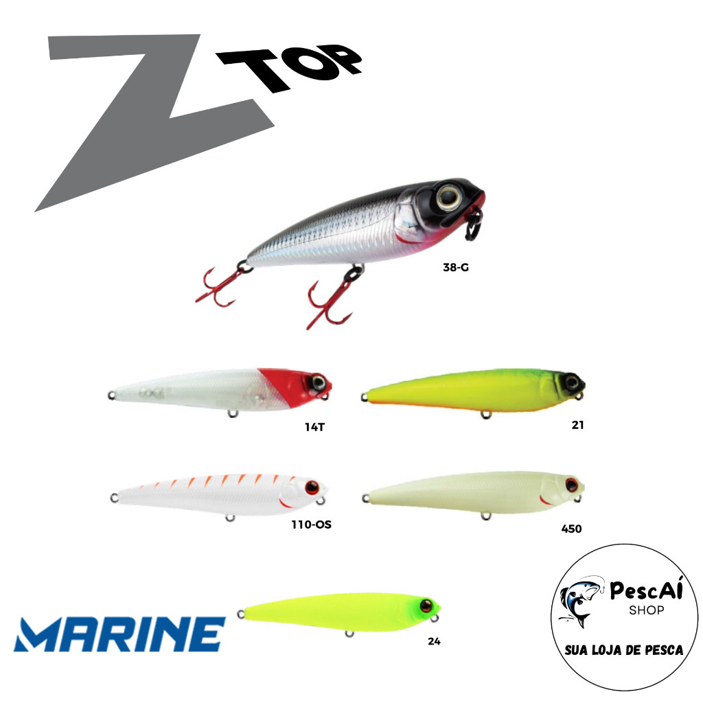 Isca Artificial - Marine Sports - ZTop 86 - Superfície - Floating - 8.6 cm - 11 g - Tucunaré em Oferta na Shopee