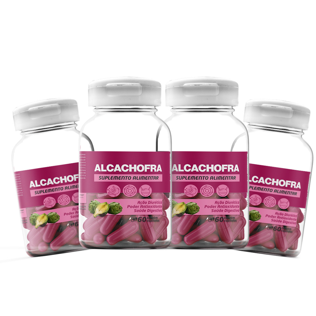 Suplemento Alimentar Alcachofra Pura 240 Cápsulas De 500 Mg