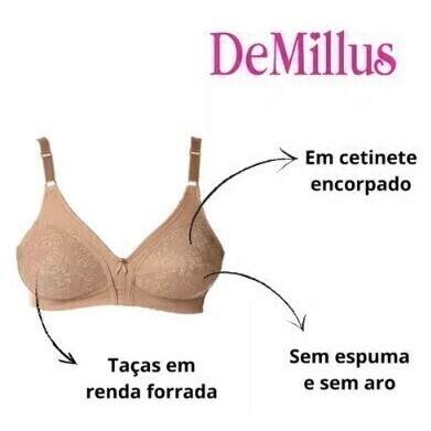 Sutiã Sustentação Colonial Demillus 61383