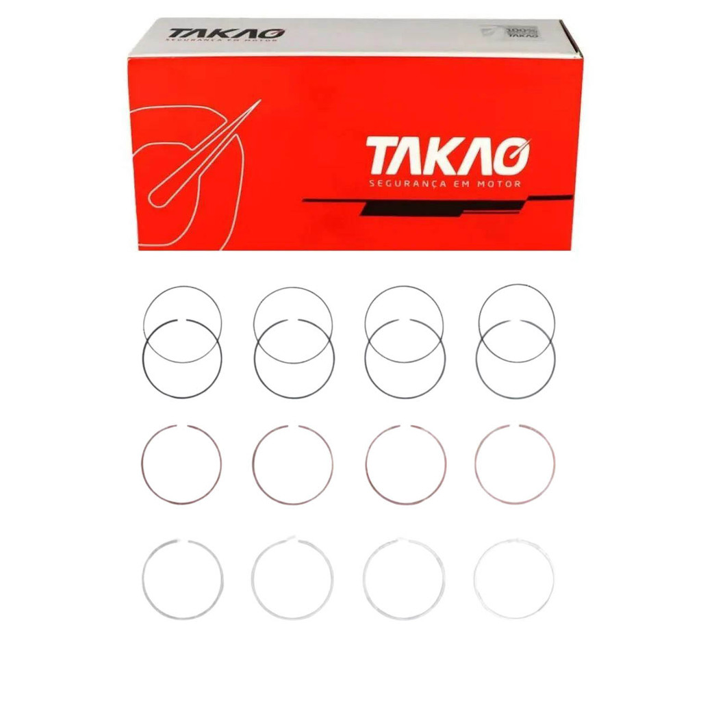 Anel Para Pistão 100 (Jg) Etios 1.5 16V 2012 A 2015 / Etios 1.3 16V 2012 A 2019 / Yaris 1.3 16V 2012 A 2019