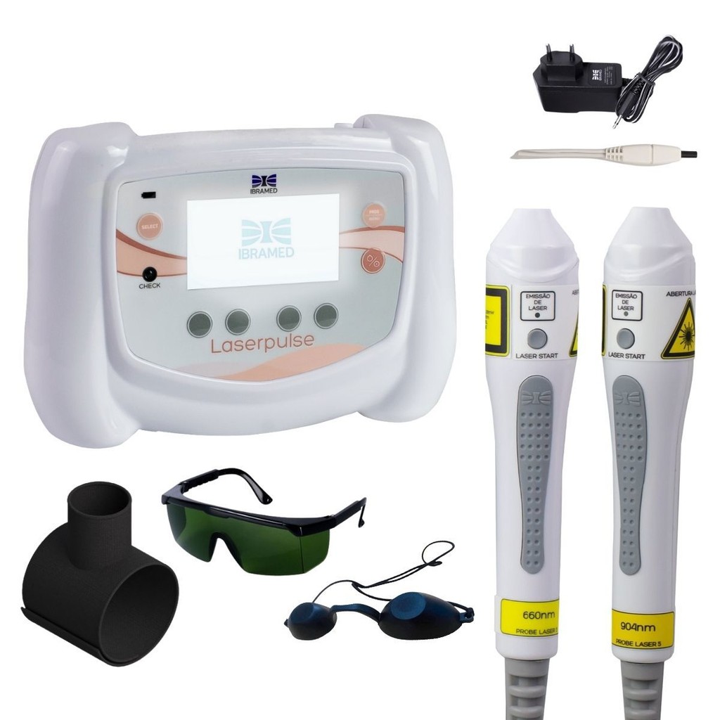 Laserpulse Ibramed  Probe P3 660nm  Probe P5 Infra 904nm ilib terapia laser fotobiomodulação em Oferta na Shopee