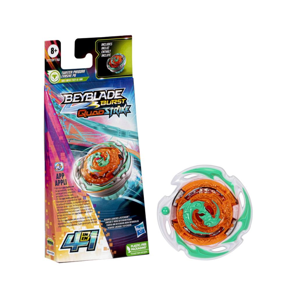 Beyblade Burst Quad Strike Twister Pandora Evasive Hasbro Pião De Batalha Infantil Original Coleção