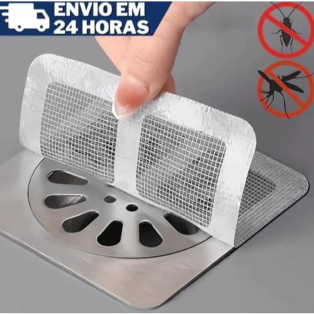 GUIANA Protetor Filtro de Ralo Autoadesivo Proteção Contra Baratas Mosquitos e Cabelos na Tubulação em Oferta na Shopee