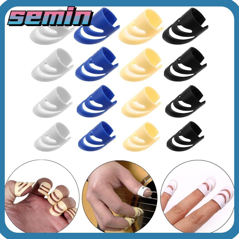 SEMIN 4 Pçs/set Peças De Guitarra Elétrica M/L/XL ALaska Pik Para Acústica Capas De Dedo