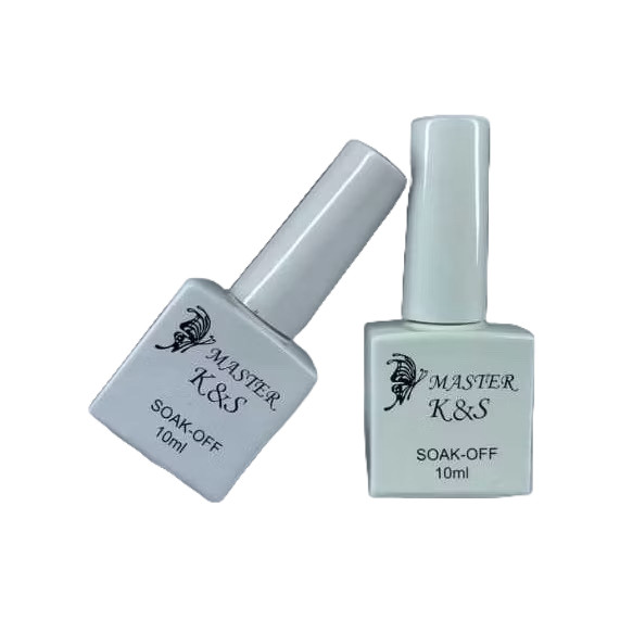 Lindo Kit Francesinha QUADRADO Esmalte Gel UV LED 20g K&S Original Seca na Cabine