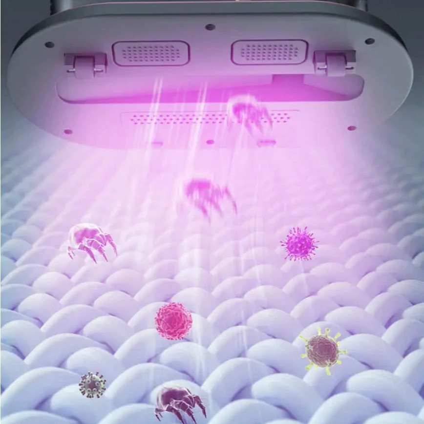 Aspirador Anti-Acaro Portátil Sem Fio Aspirador de Po Recarregável USB Verson I e II