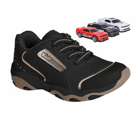 Tênis Infantil Menino Kidy Play Respitec Super Conforto Macio Leve Básico Escolar Casual Versátil