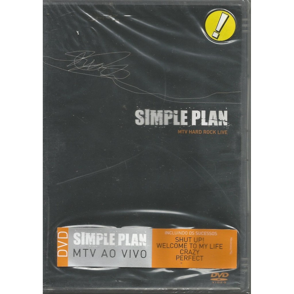 Dvd - Simple Plan - Mtv Hard Rock Live - Lacrado