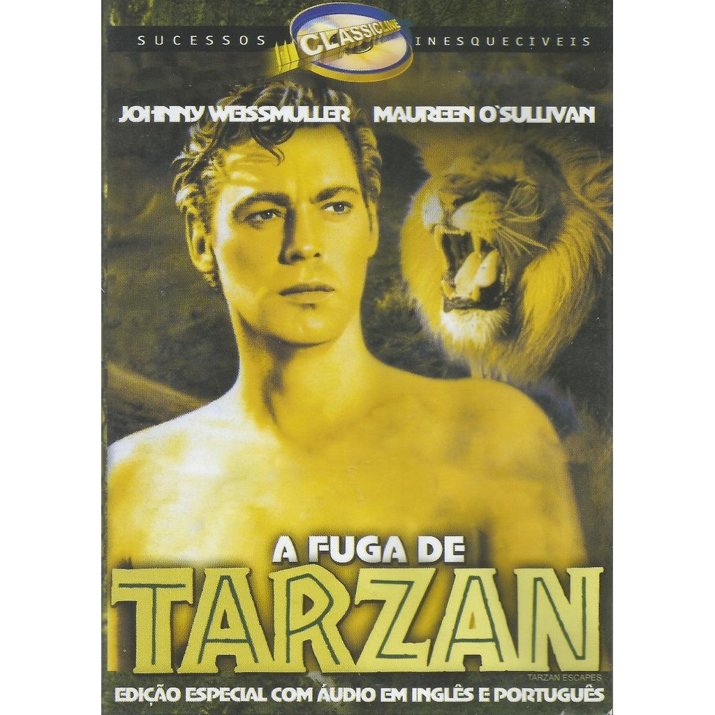 Dvd - A Fuga De Tarzan - Johnny Weismuller - Lacrado