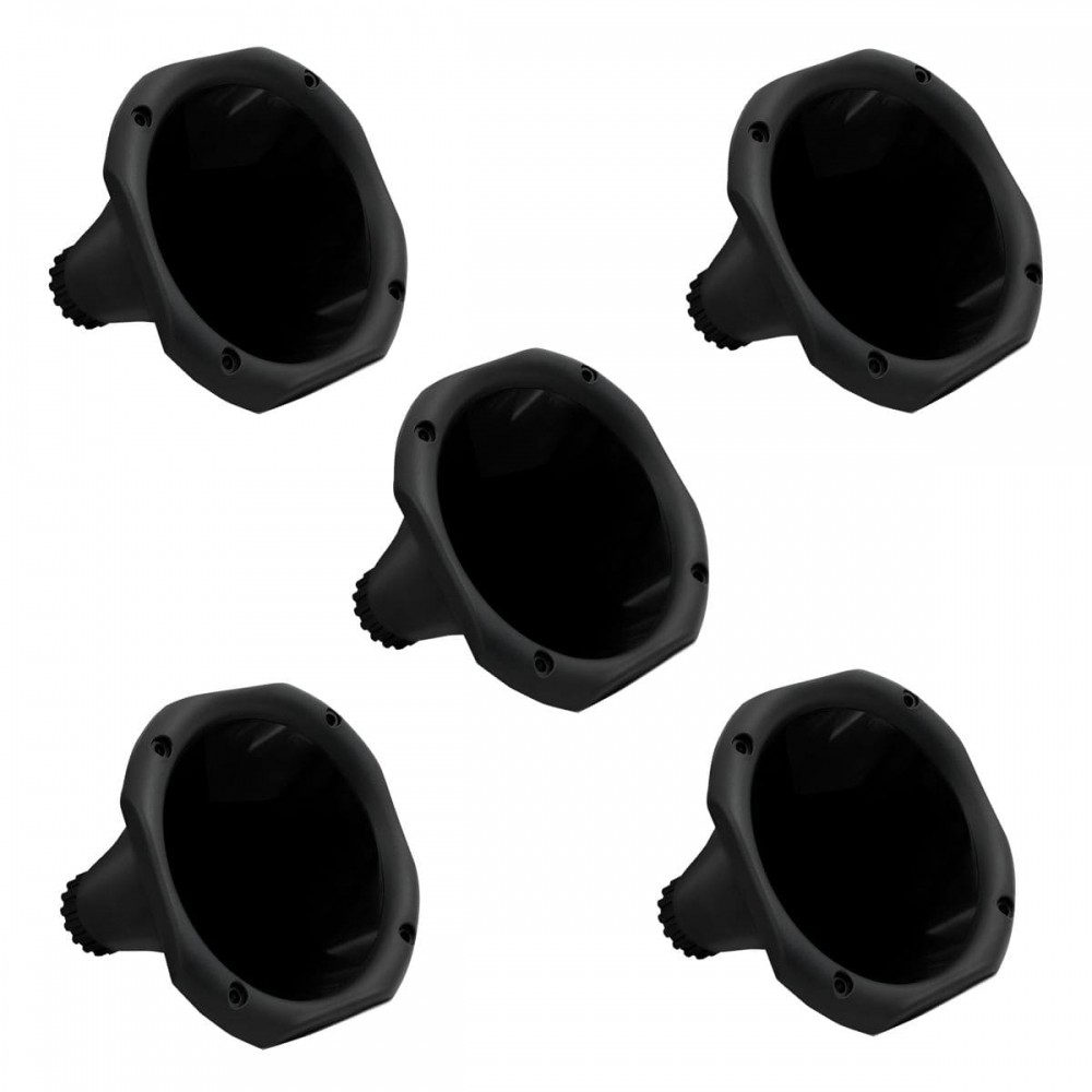 kit 5 Cornetas Preta de Plástico Tamanho Curto Para Driver em Oferta na Shopee