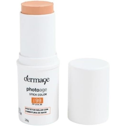 Photoage Stick Filtro Solar com Cor claro em Bastão FPS99 dermage 16g
