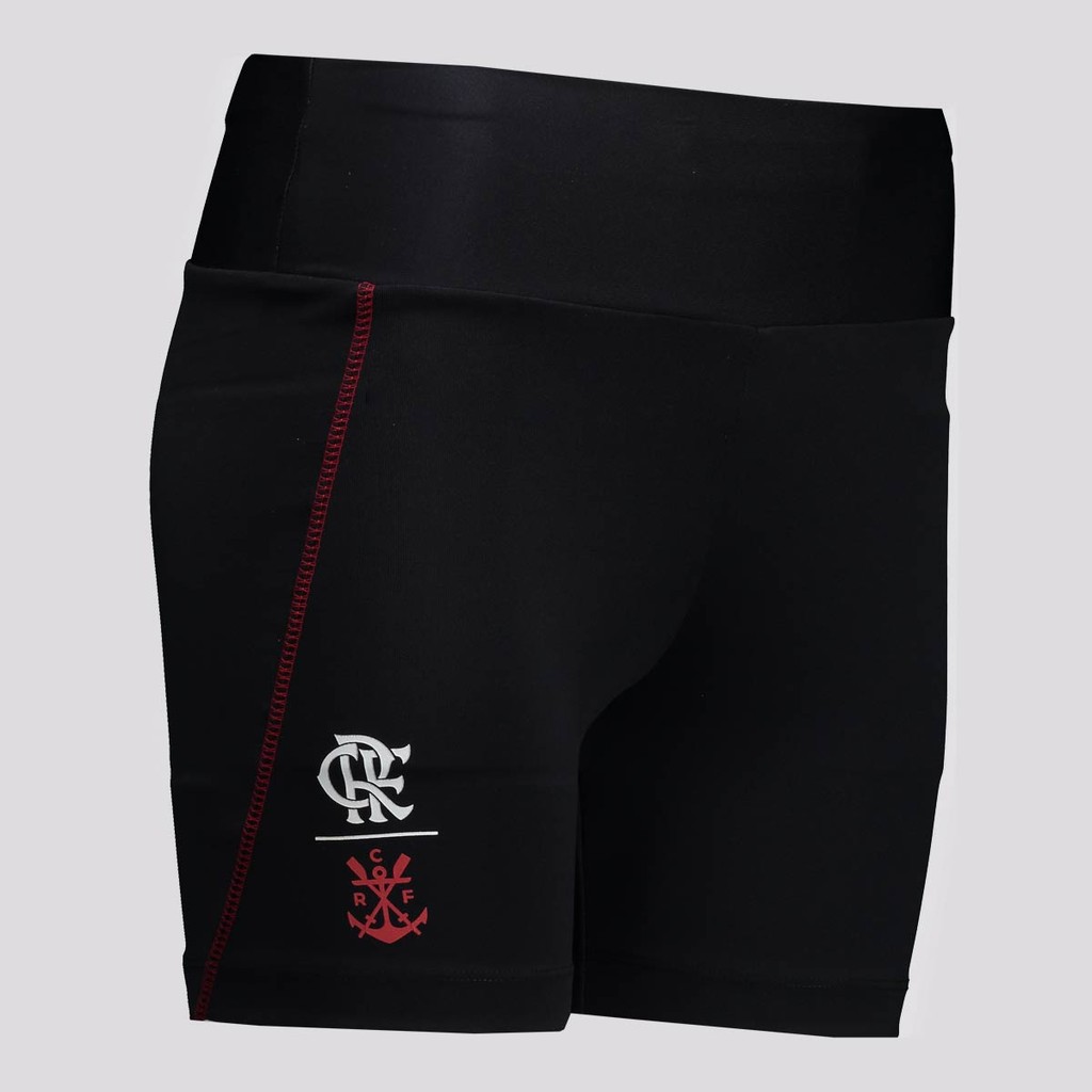 Bermuda Flamengo Viço Feminina Preta em Oferta na Shopee