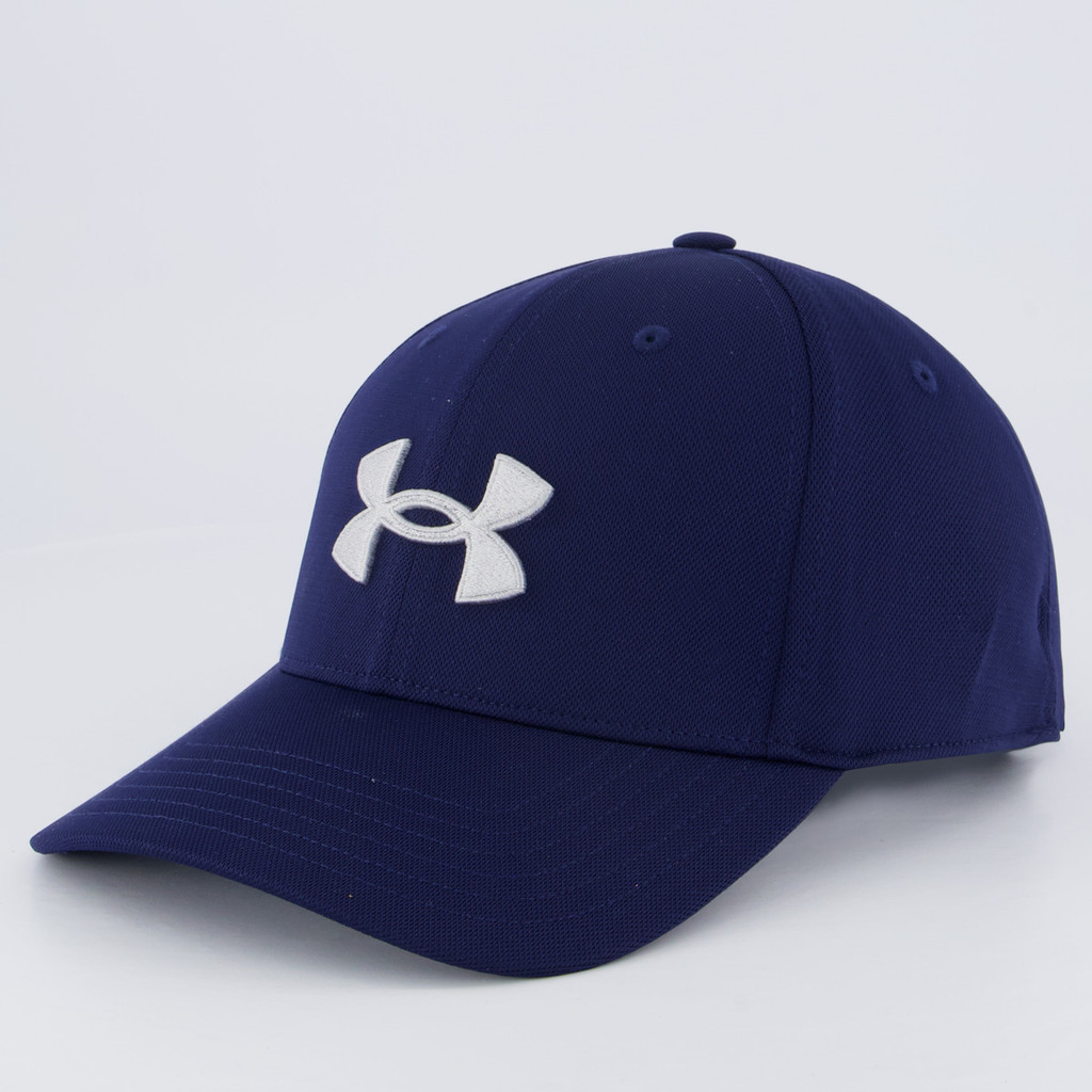 Boné Under Armour Blitzing Marinho e Branco em Oferta na Shopee