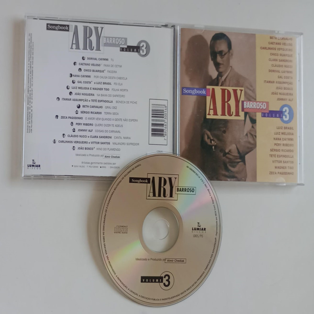 CD VÁRIOS ARTISTAS SONGBOOK 3 - ARY BARROSO