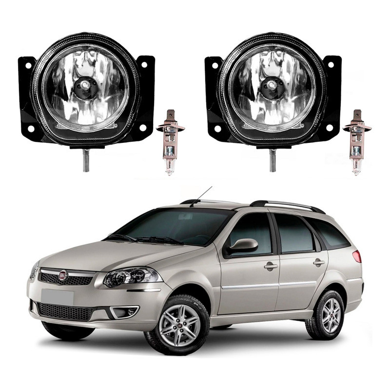 Par Farol Milha Lampada Palio Attractive 1.4 2010 A 2020 em Oferta na Shopee