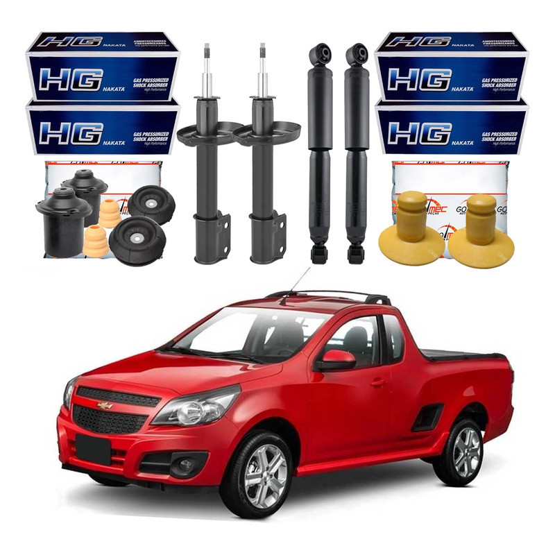 Kit Amortecedor Dianteiro Traseiro Montana 1.4 2011 A 2020 em Oferta na Shopee