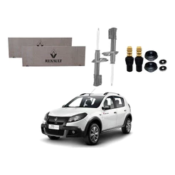 Kit Amortecedor Dianteiro, Sandero Stepway Rip Curl 1.6 2012 A 2013