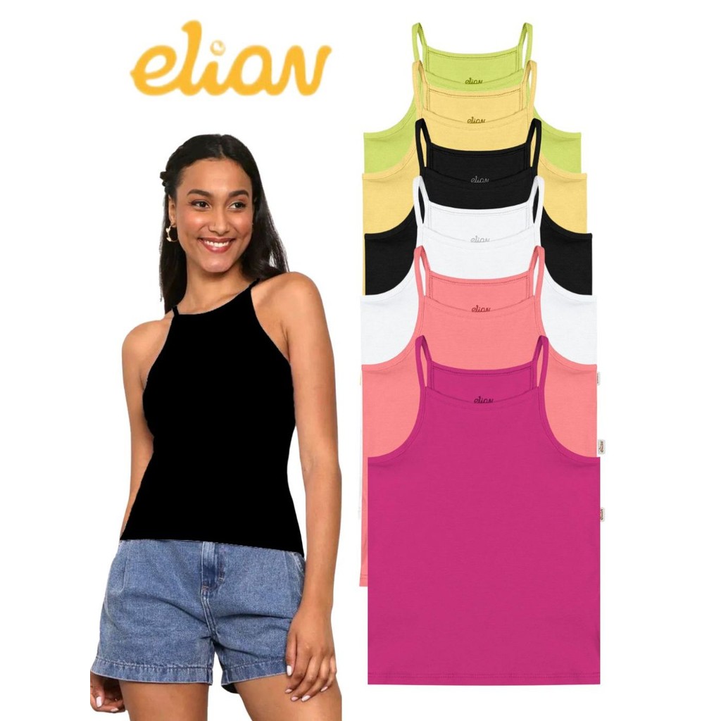 Blusa Regata Alcinha Fina Feminina Juvenil Elian