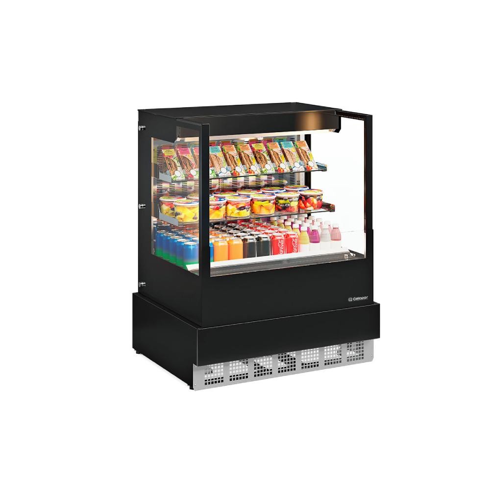 Vitrine Refrigerada Gelopar Aberta Dupla Função GGEA-100 Preto - 220V