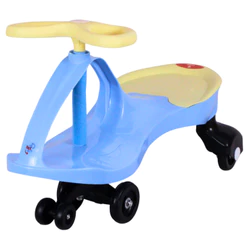 Carrinho Rolimã Infantil Super Car Azul com Volante Castela