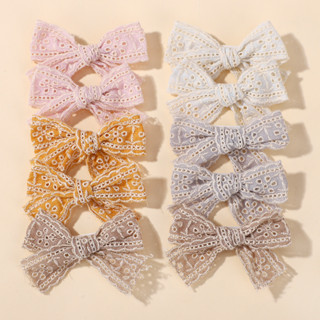 10 Pçs Boutique Grampos De Cabelo Headwear Barrette Crianças Doce Laço Bowknot Para Meninas Bonitos Acessórios O Present em Oferta na Shopee