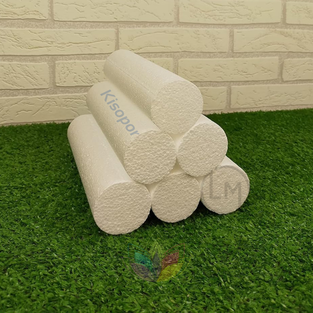 Tarugo Cilindro Isopor 50x8cm Maciço Kit C/6 Isopor® Kisoeps Suzano Flex — R$ 28,41 em Shopee