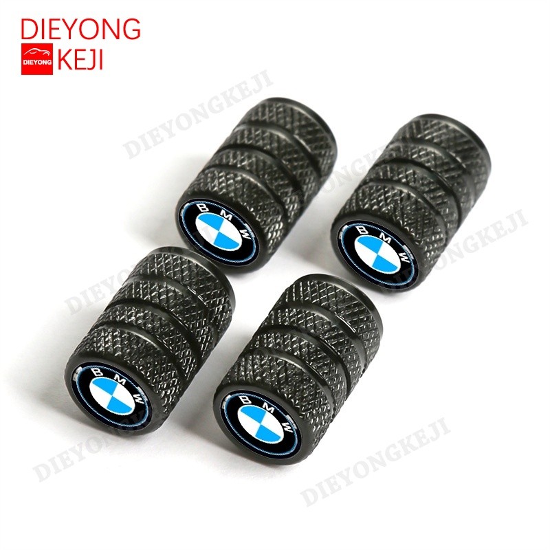 kit 4 BMW Tampinha Tampas Da Válvula De Pneu Bico Metal Alumínio Carro Biquinho, Moto, Bicicleta