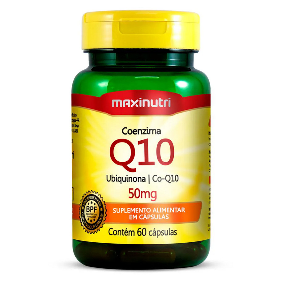 Coenzima Q10 60 Cápsulas - Maxinutri em Oferta na Shopee