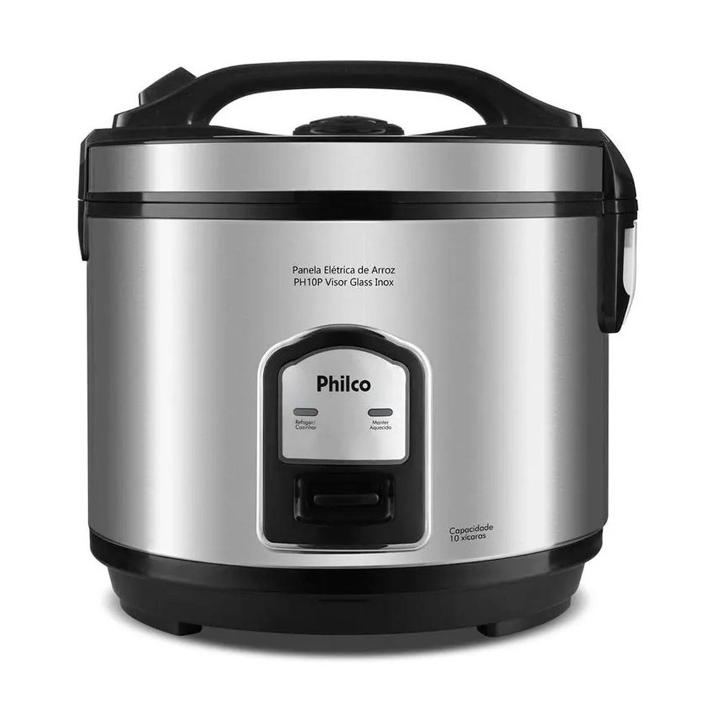 Panela de Arroz Elétrica Inox 10 Xícaras 700W PH10P - Philco