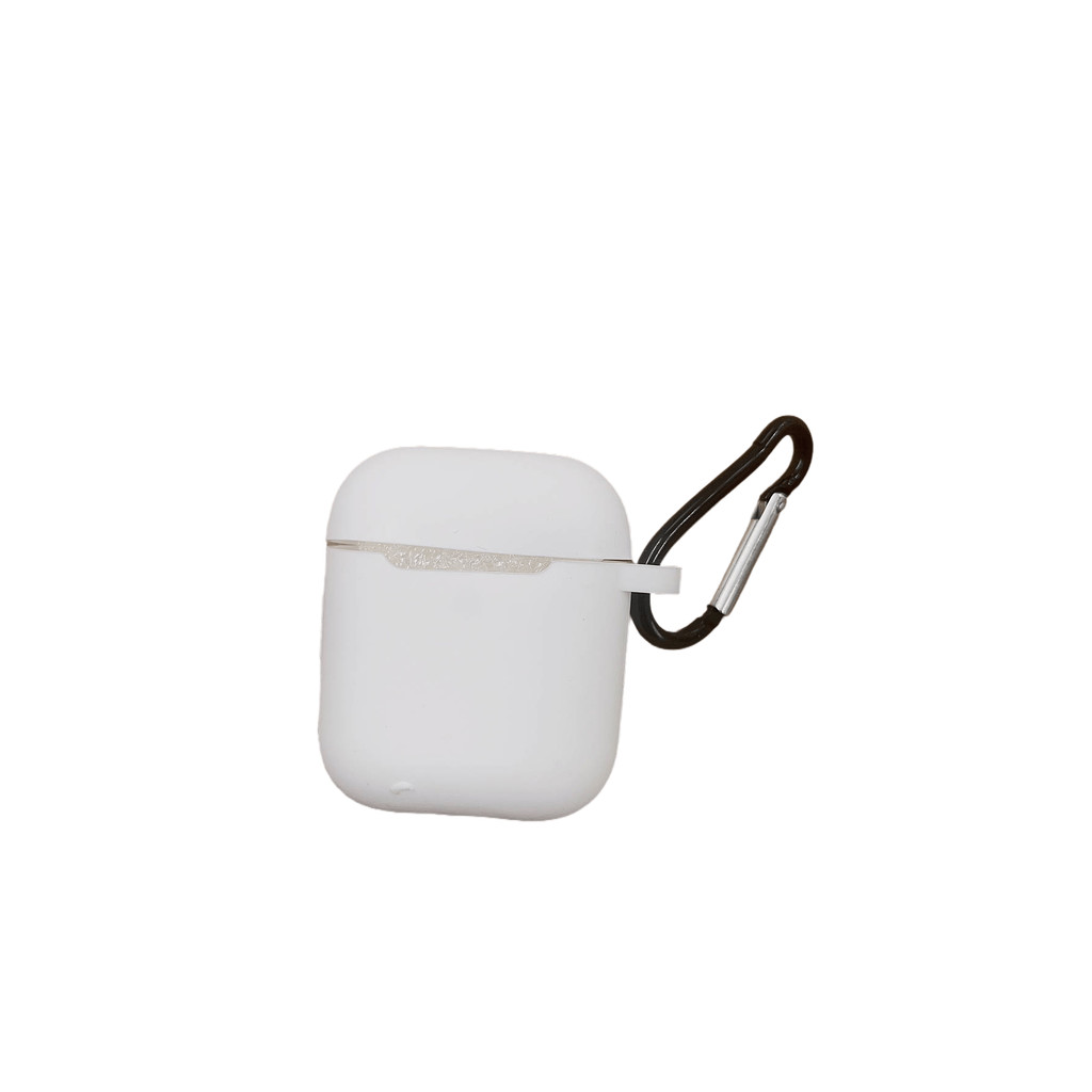 Capa Silicone Compatível AirPods 1 2 3 Pro | Antiqueda, Antipoeira, Macia, Com Mosquetão