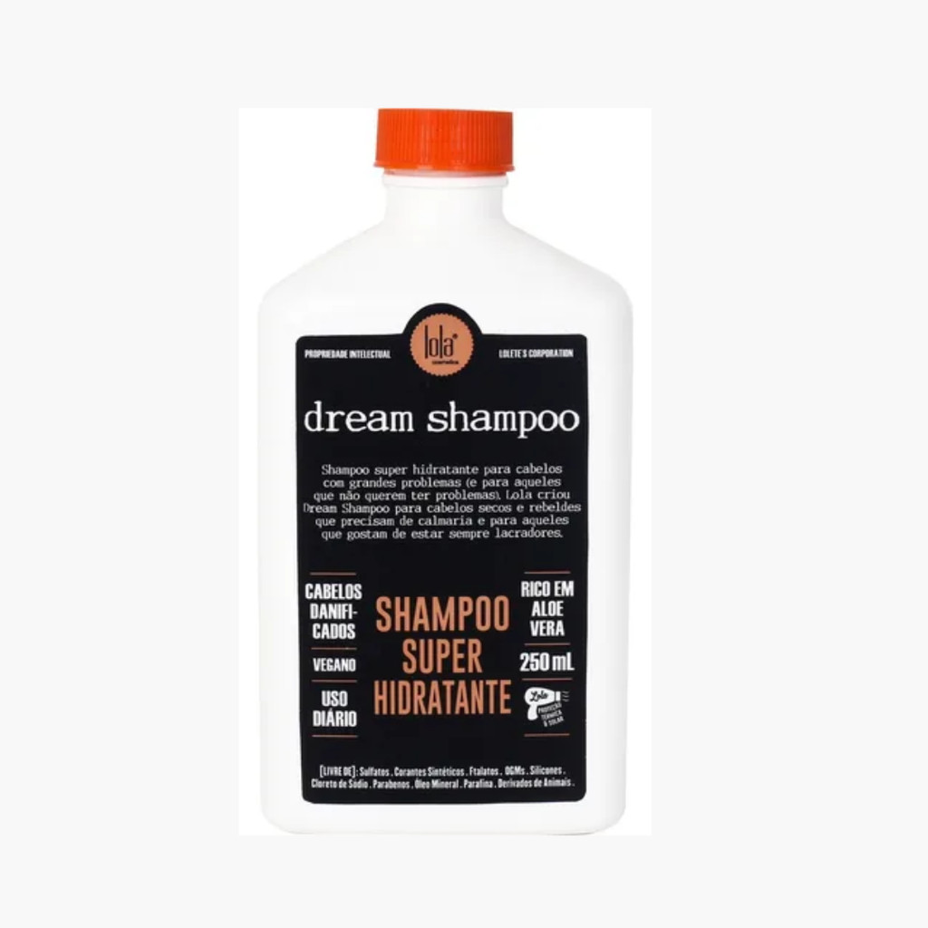 Dream Shampoo Capilar Limpeza Suave e Nutritiva 250ml - Lola Cosmetics
