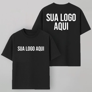 Camiseta Personalizada Com Sua Logo Ou Estampa Preferida Uniforme Empresa 100% Algodão Unissex em Oferta na Shopee