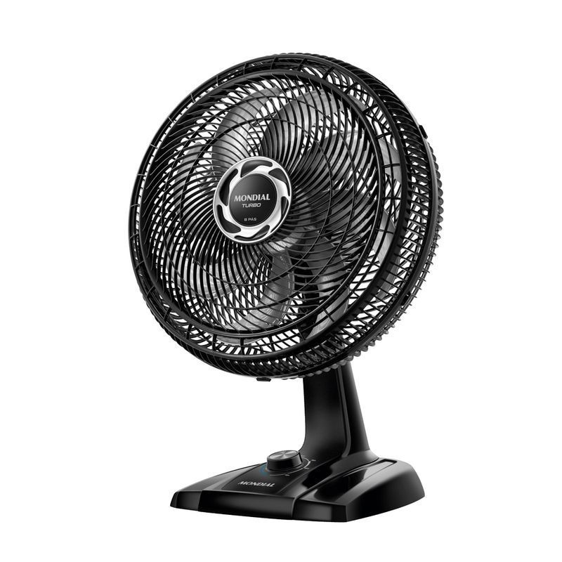 Ventilador de Mesa 40cm 140W Turbo NVT40-8 Pas Preto Mondial