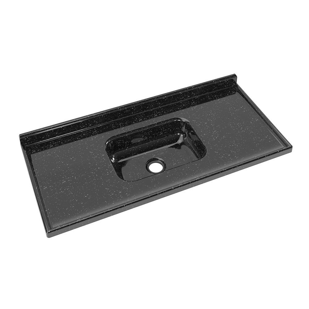 Pia Roralit 120x55 Granitada Travertino Preto Rorata