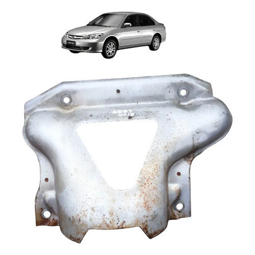 Defletor Calor Escapamento Honda Civic 1.7 2001 A 2006