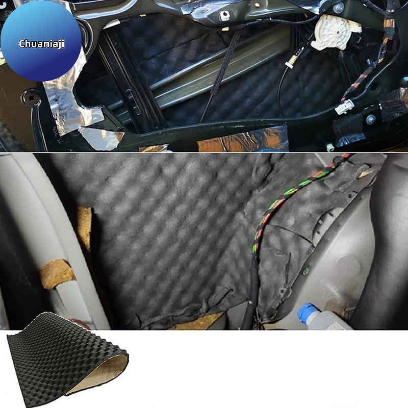 Chuaniaji 1 Rolo 20mm Capô Do Carro Motor Firewall Esteira De Calor Deadener Som Isolamento À Prova De Ruído Amortecimen