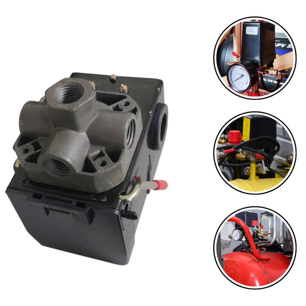 Pressostato Compressor Schulz Chiaperini Motomil Vulcan 125-175 PSI