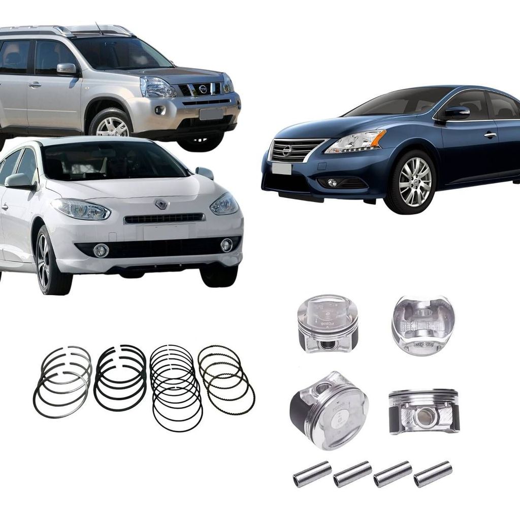 Jg Pistão c/ Anel 0,50 Fluence 2.0 16v Flex Sentra XTrail 2.0