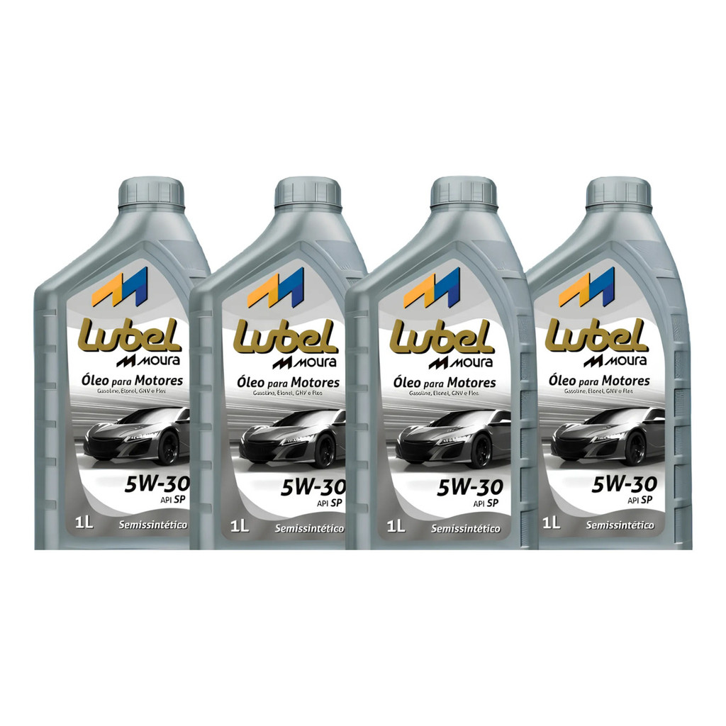 KIT 4 LITROS DE OLEO LUBEL MOURA 5W30 SEMI SINTETICO