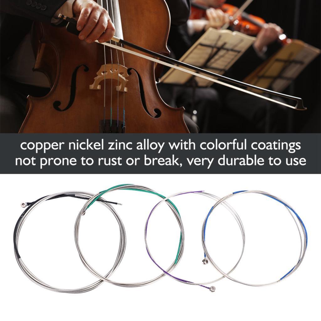 lilystudio.br-SIP-TW Peça de reposição de cordas de violoncelo de liga de cobre e zinco Mingzhe para 3/4 4/4