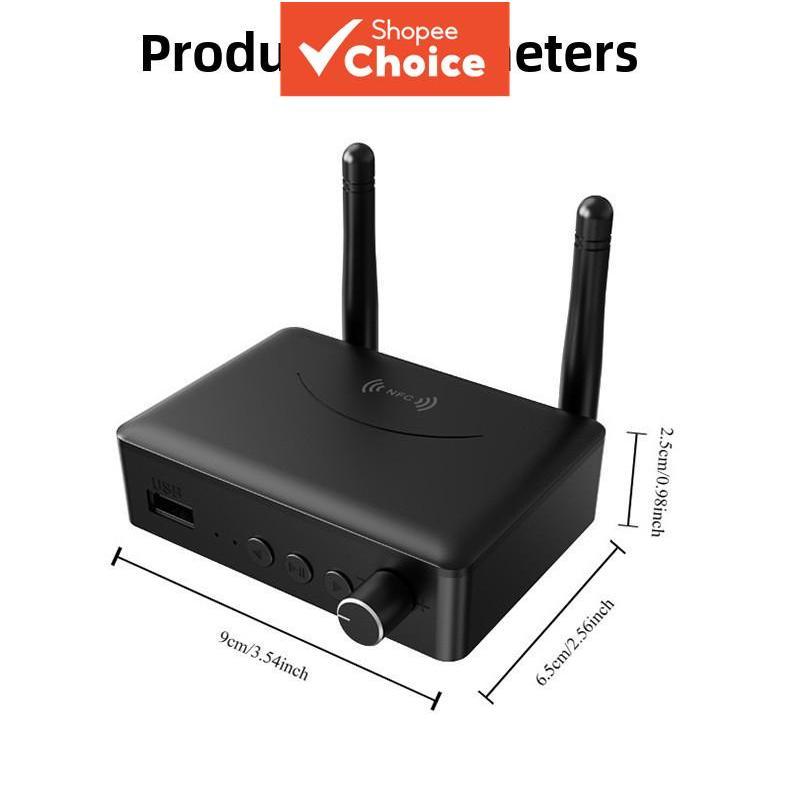 Receptor Bluetooth 5.0 Áudio Cross Border Adaptador Sem Fio para Carro AUX Conversor de Áudio Alta Qualidade para