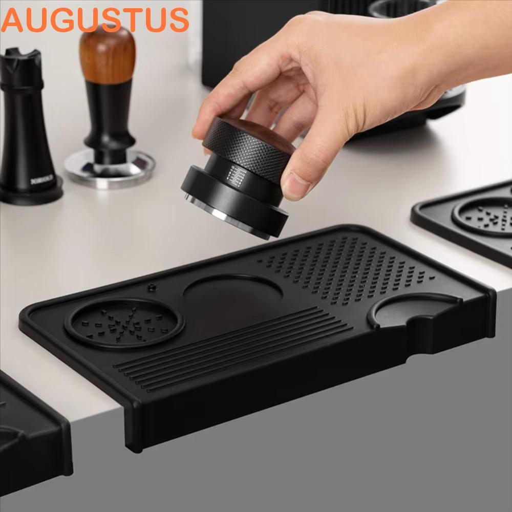 Tapete De Adulteração De Café AUGUSTUS , Compactação Expresso Espessado De Silicone , Almofada Retangular Para Prensa