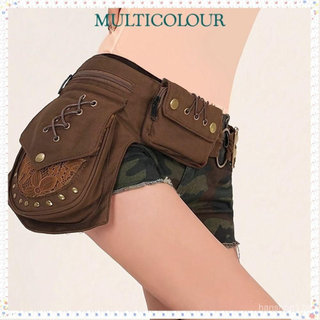 Pacotes De Cintura De Cinto Multicolorido , Bolsa Com Alça Ajustável Vintage Telefone De Viagem Multifuncional De Algodã
